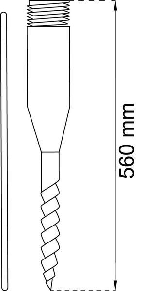 JORDANKARE SKRUV 25-65MM