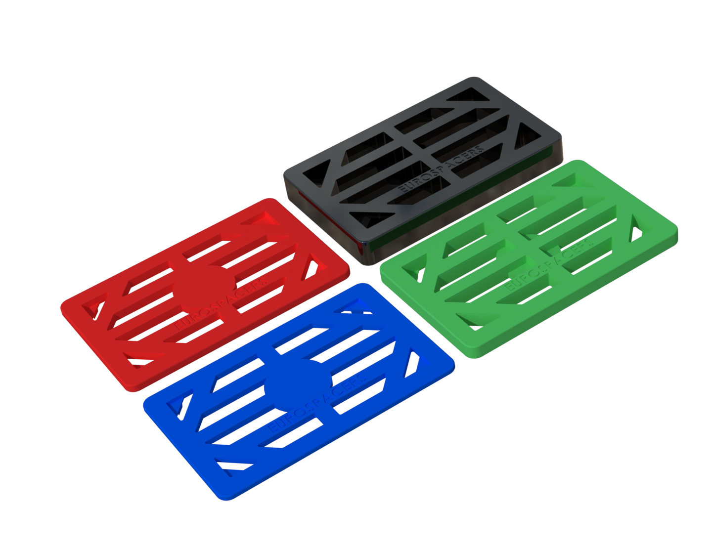 PALLNINGSBRICKA EUROSPACERS MIXLÅDA 100STX2,3,5MM 50STX10M