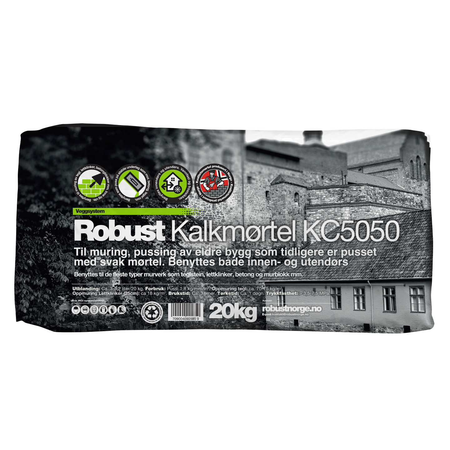 ROBUST KALKMØRTEL 50/50 20KG