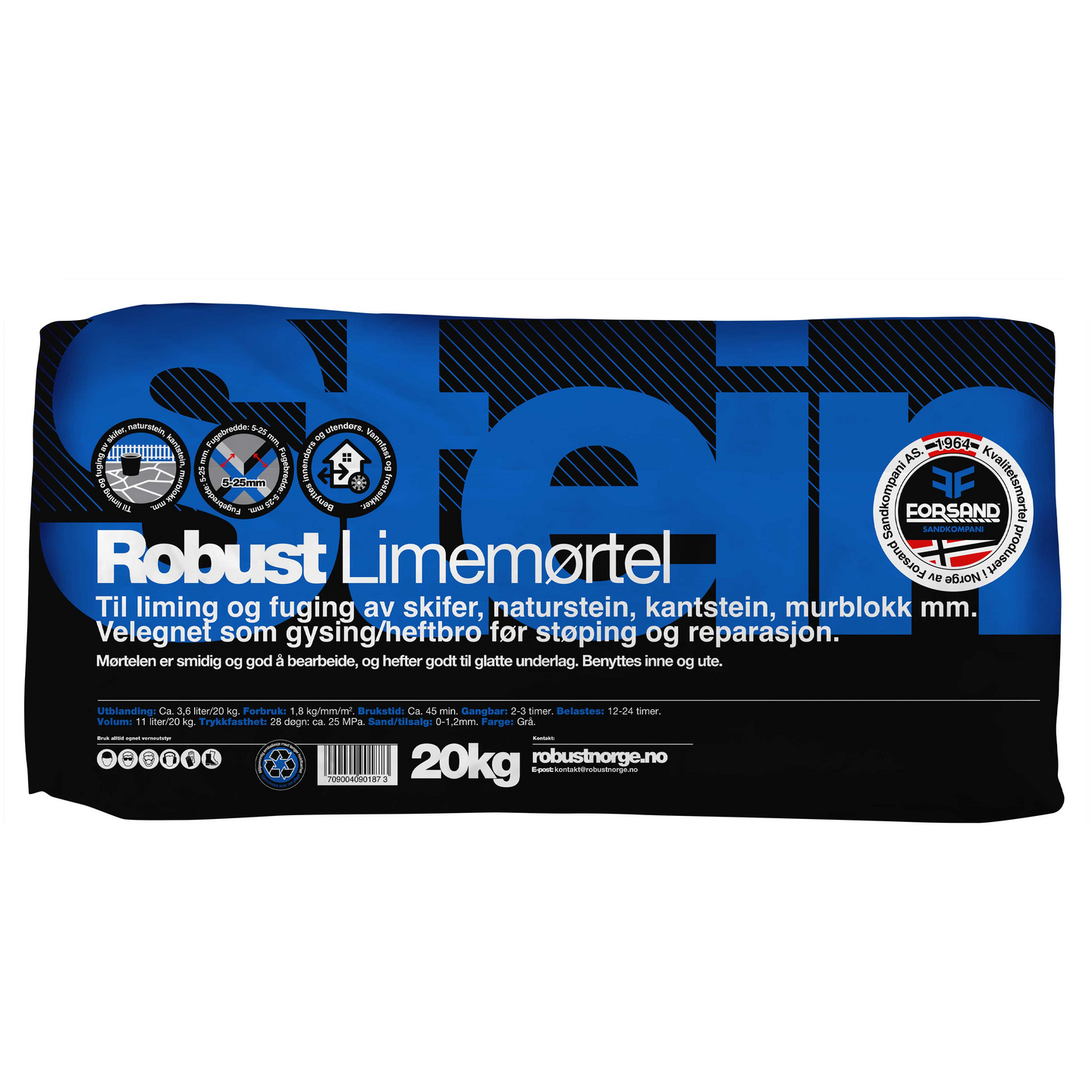 ROBUST LIMEMØRTEL 20KG