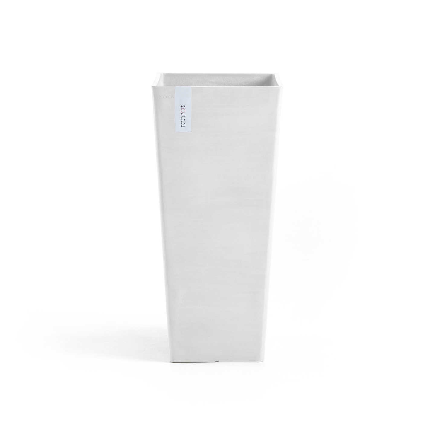 Ruukku Ecopots Rotterdam korkea 70cm valkoinen