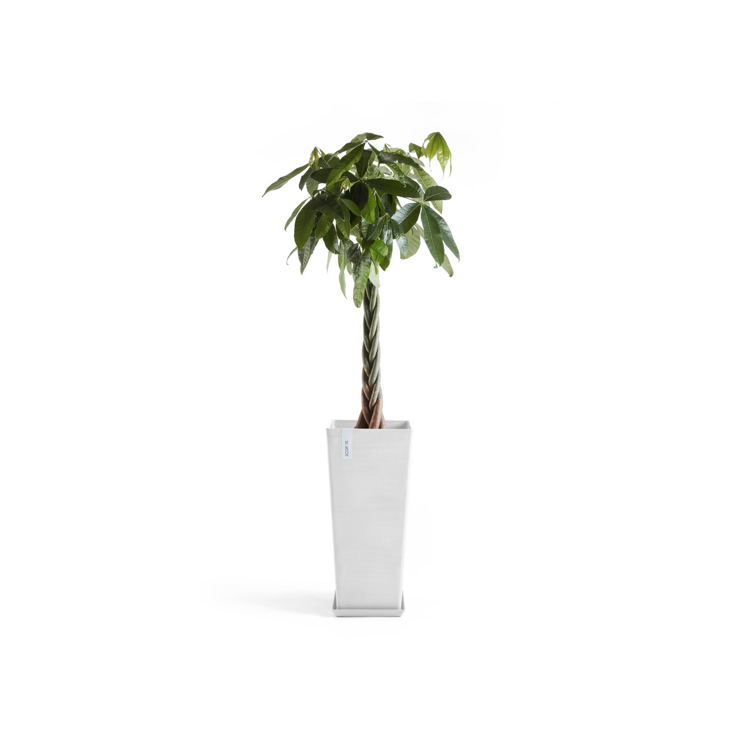 Ruukku Ecopots Rotterdam korkea 70cm valkoinen