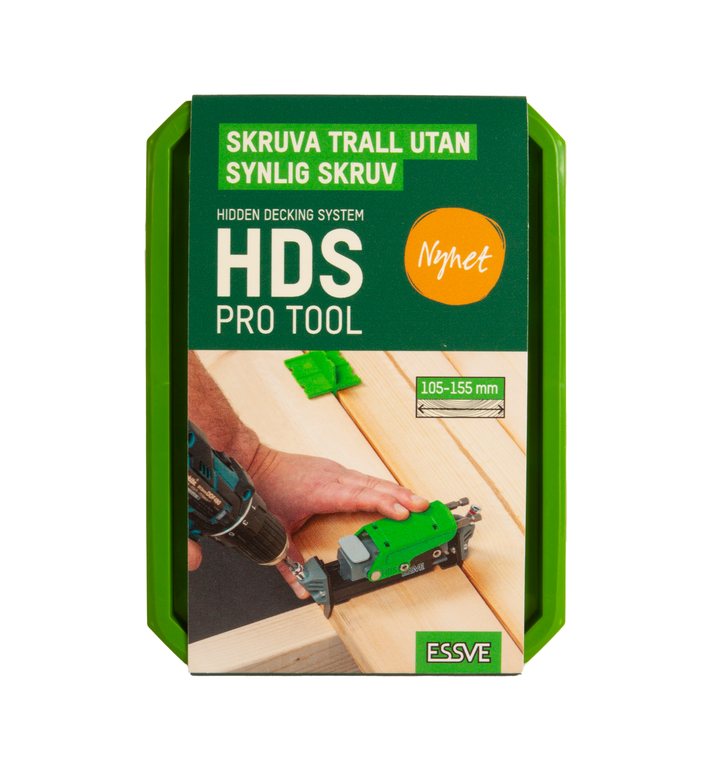 MONTERINGSVERKTYG ESSVE HDS PRO TOOL, 105/155 INKL TRALLDISTANSVERK