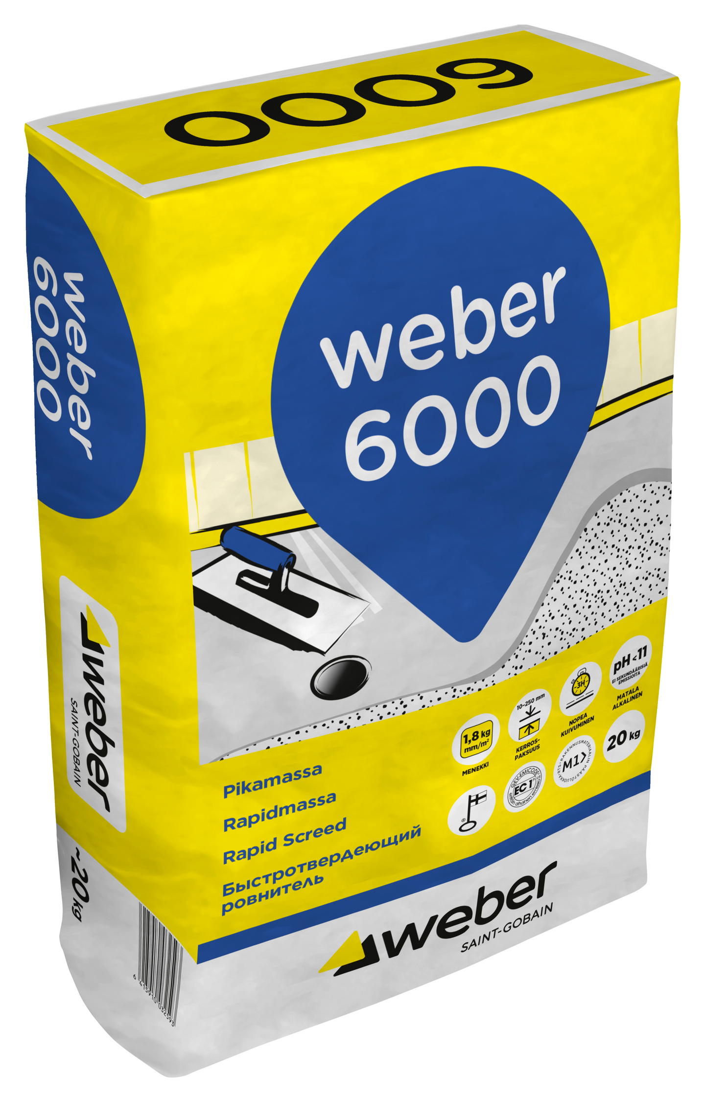 Pikamassa Weber 6000 20kg