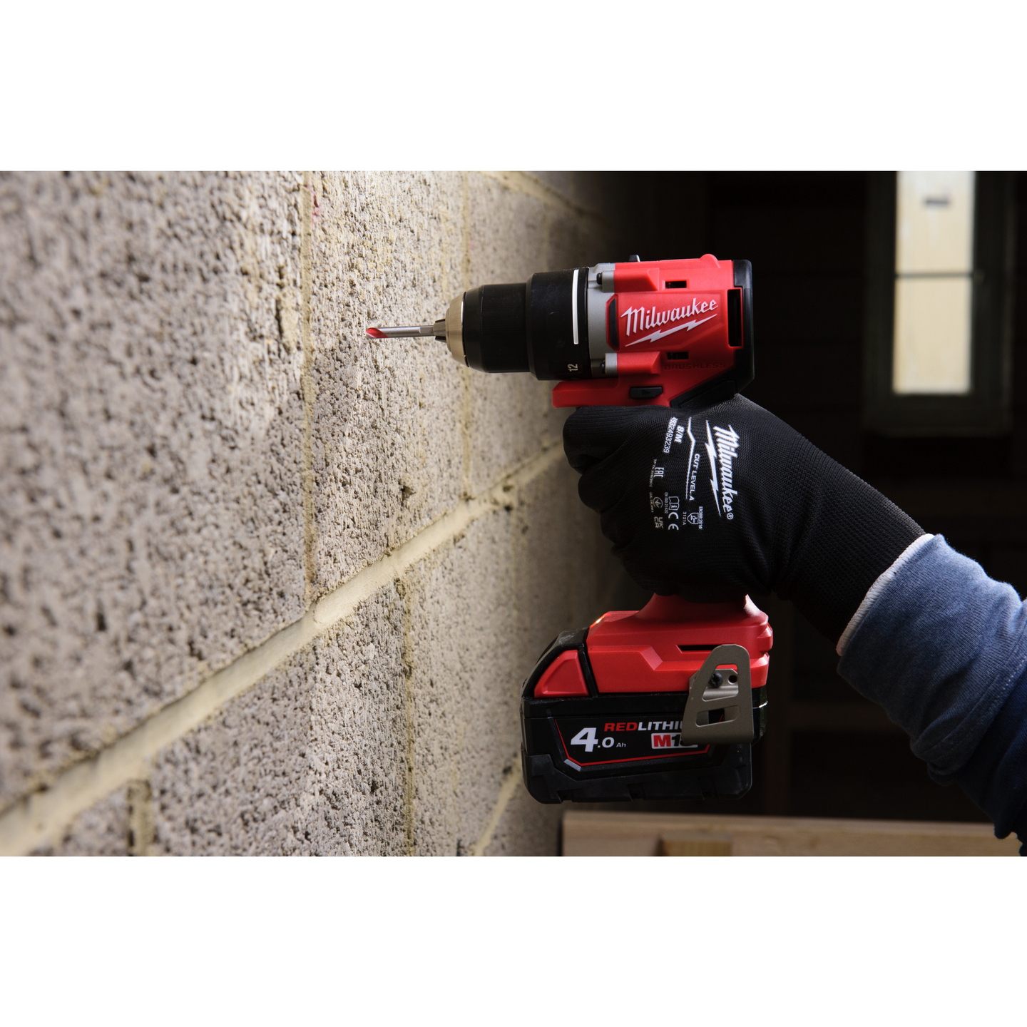 MONTAGEHANDSKE MILWAUKEE PU 7/S, 12PAR/BNT