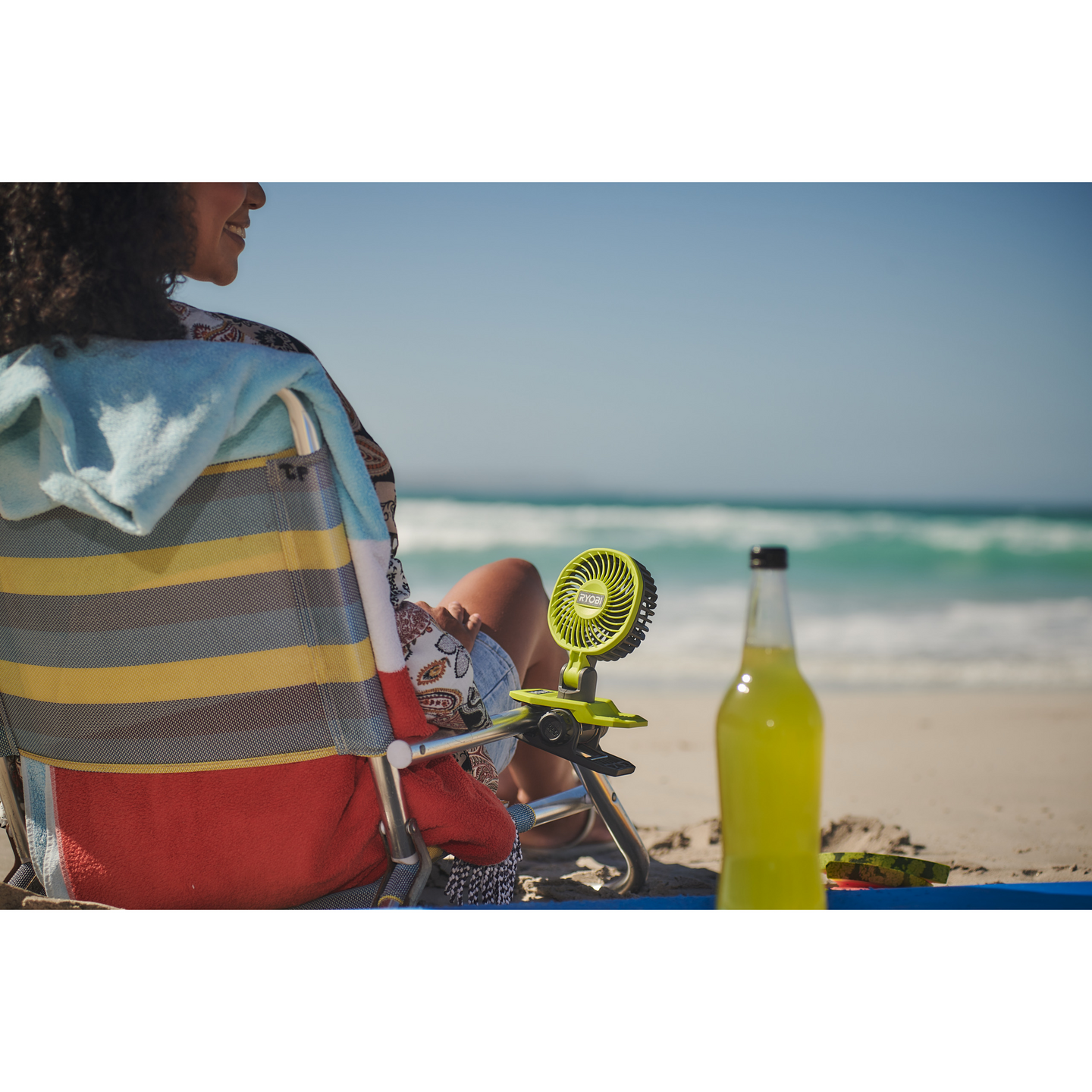 FLÄKT RYOBI MED KLÄMFÄSTE RCF4-0