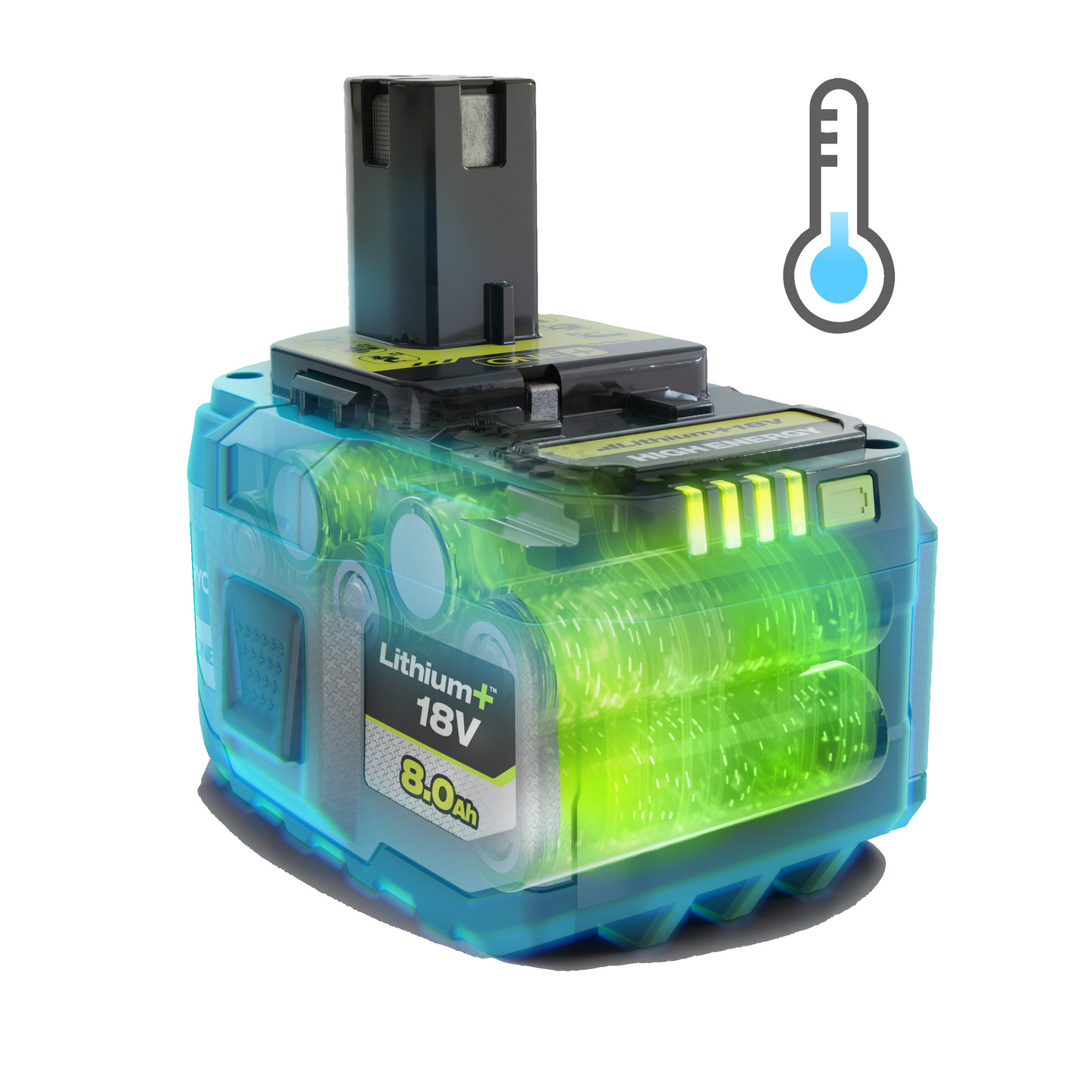 BATTERI RYOBI RB1880T