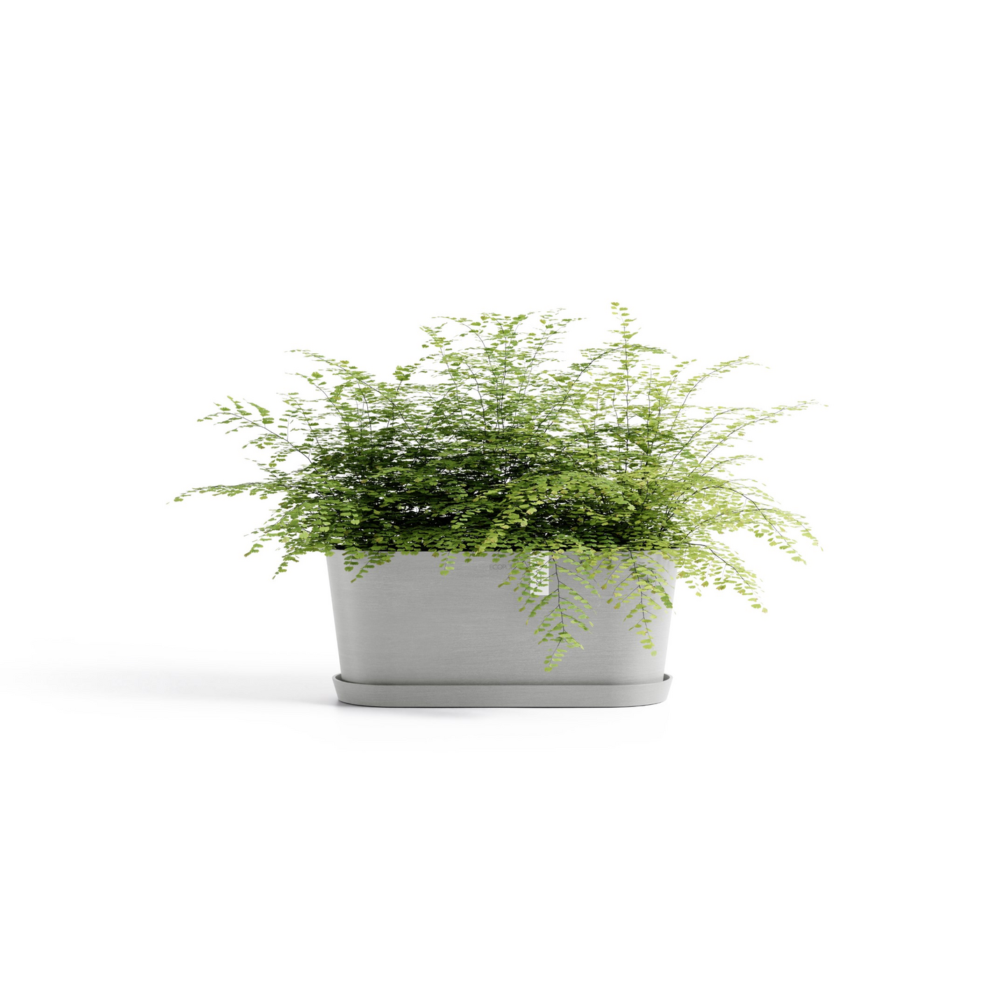 Ruukku Ecopots Tokio 40cm valkoharmaa