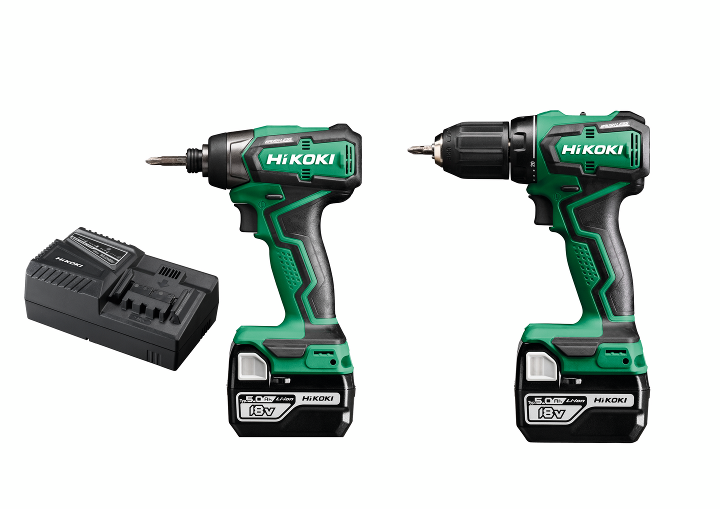 COMBO KIT KC18DD HIKOKI 5AHHS DS18DD/WH18DD 18V