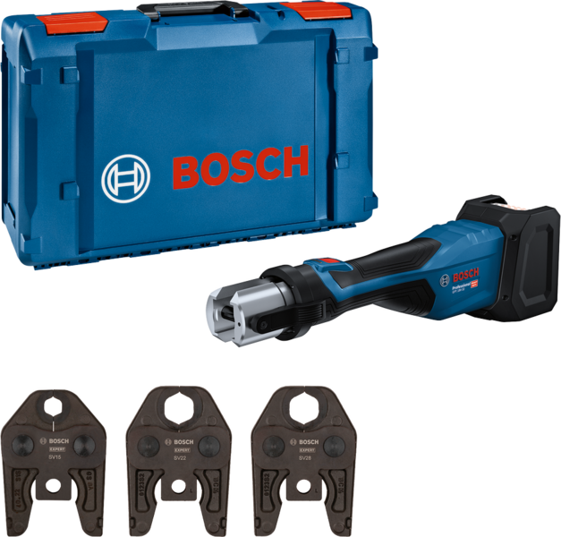 Puristustyökalu Bosch GTP 18V-32 Solo SV15/22/28 XL-Boxx