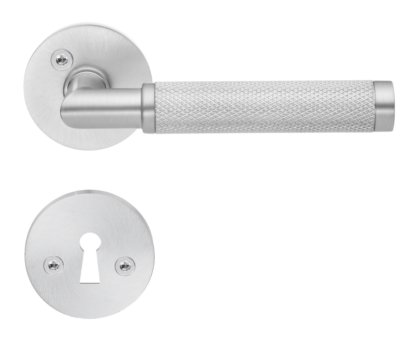 Sisäovenpainike Beslagsboden B841KMN harjattu kromi