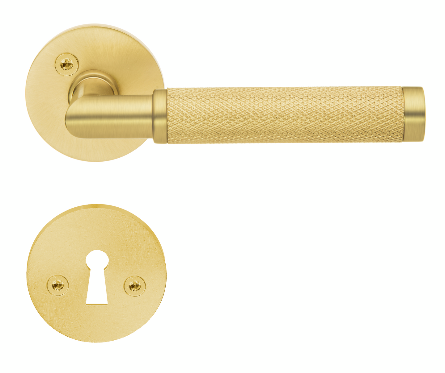 Sisäovenpainike Beslagsboden B841PMN harjattu messinki, PVD