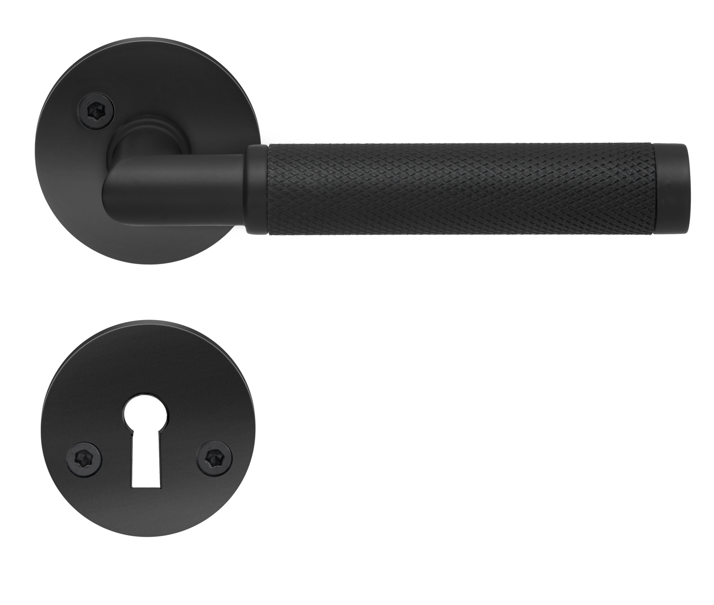 Sisäovenpainike Beslagsboden B841BN musta/pyälletty