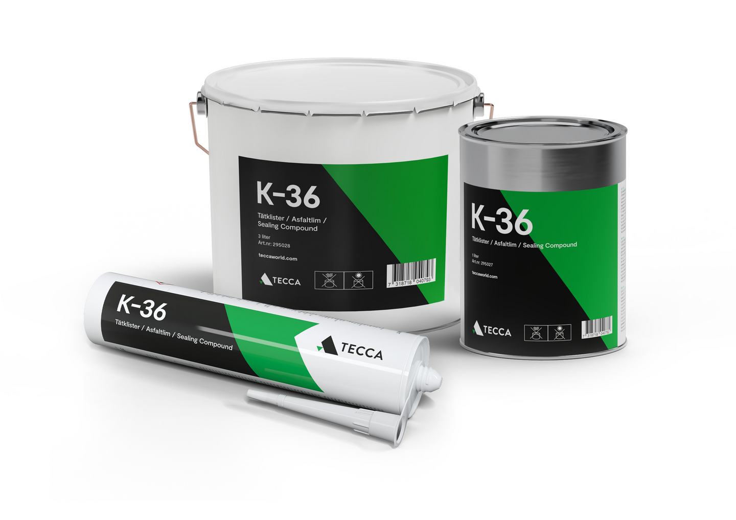 TÄTKLISTER/KITT TECCA SV K-36 300ML