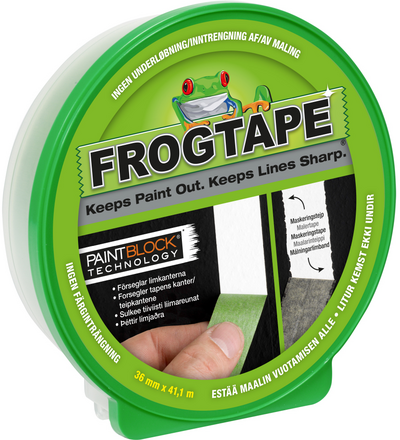 Maskeringstape Frogtape 41,1mx36mm Grønn - Kip