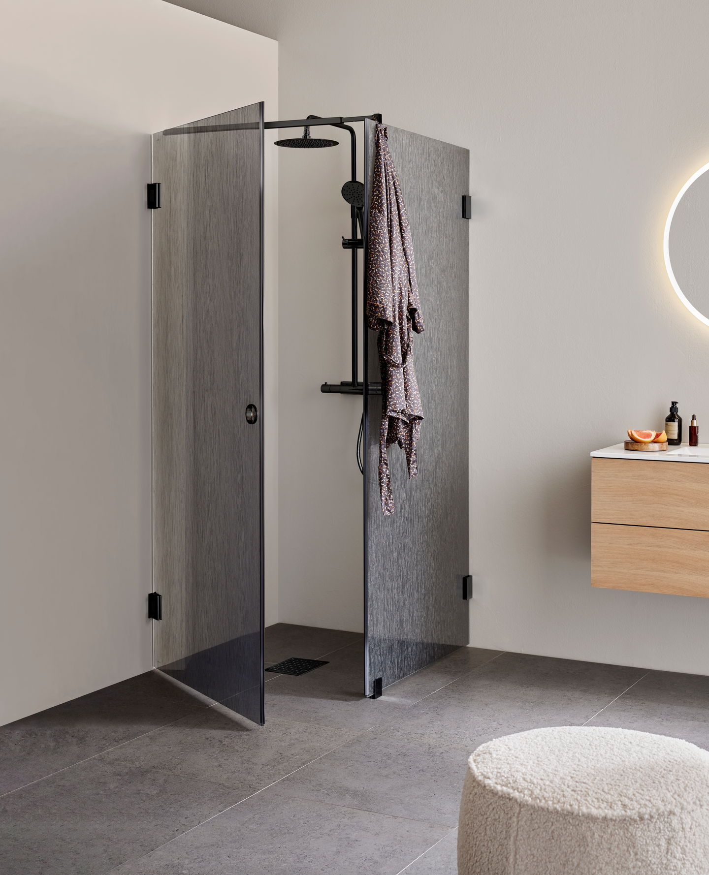 DUSCHHÖRN HAFA INFINITY LACE COMBI SVART 90X80