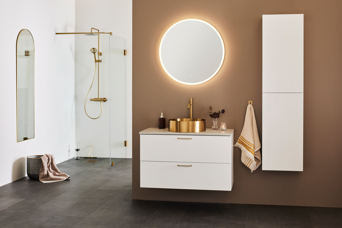 DUSCHVÄGG HAFA INFINITY MÄSSING 90