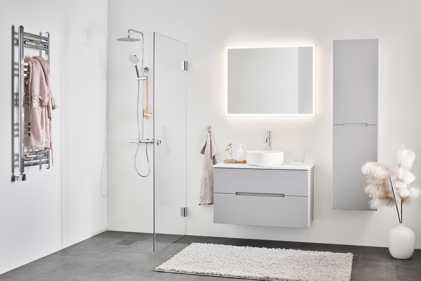 DUSCHDÖRR HAFA INFINITY 80 KROM