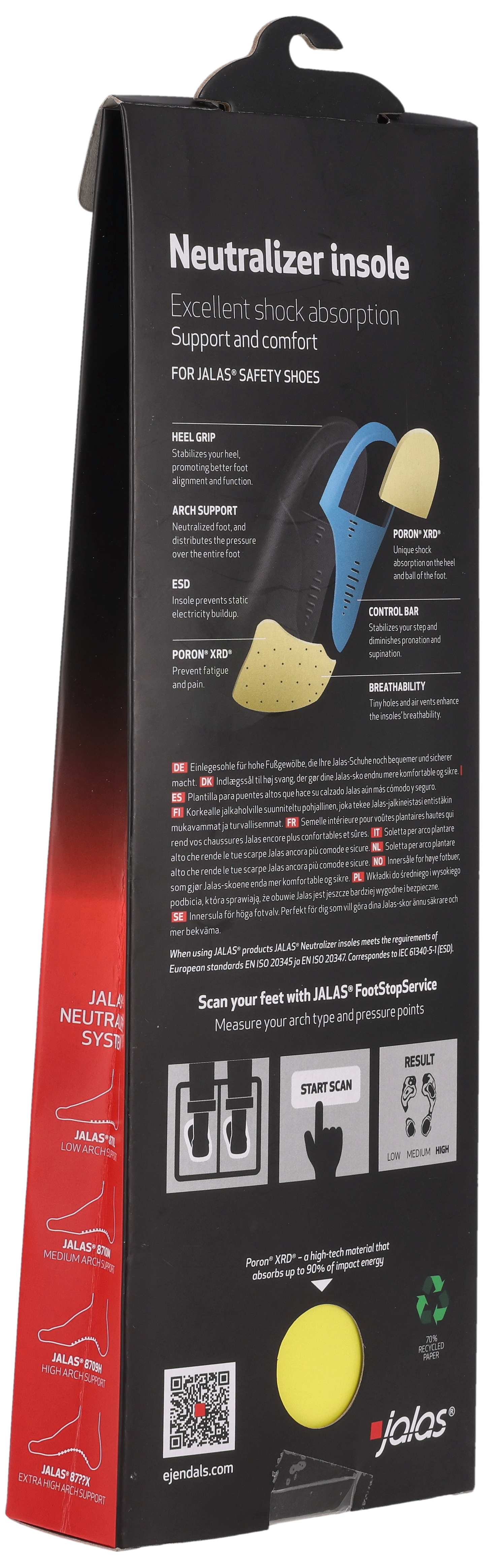 Pohjalliset JALAS 8709H High Arch