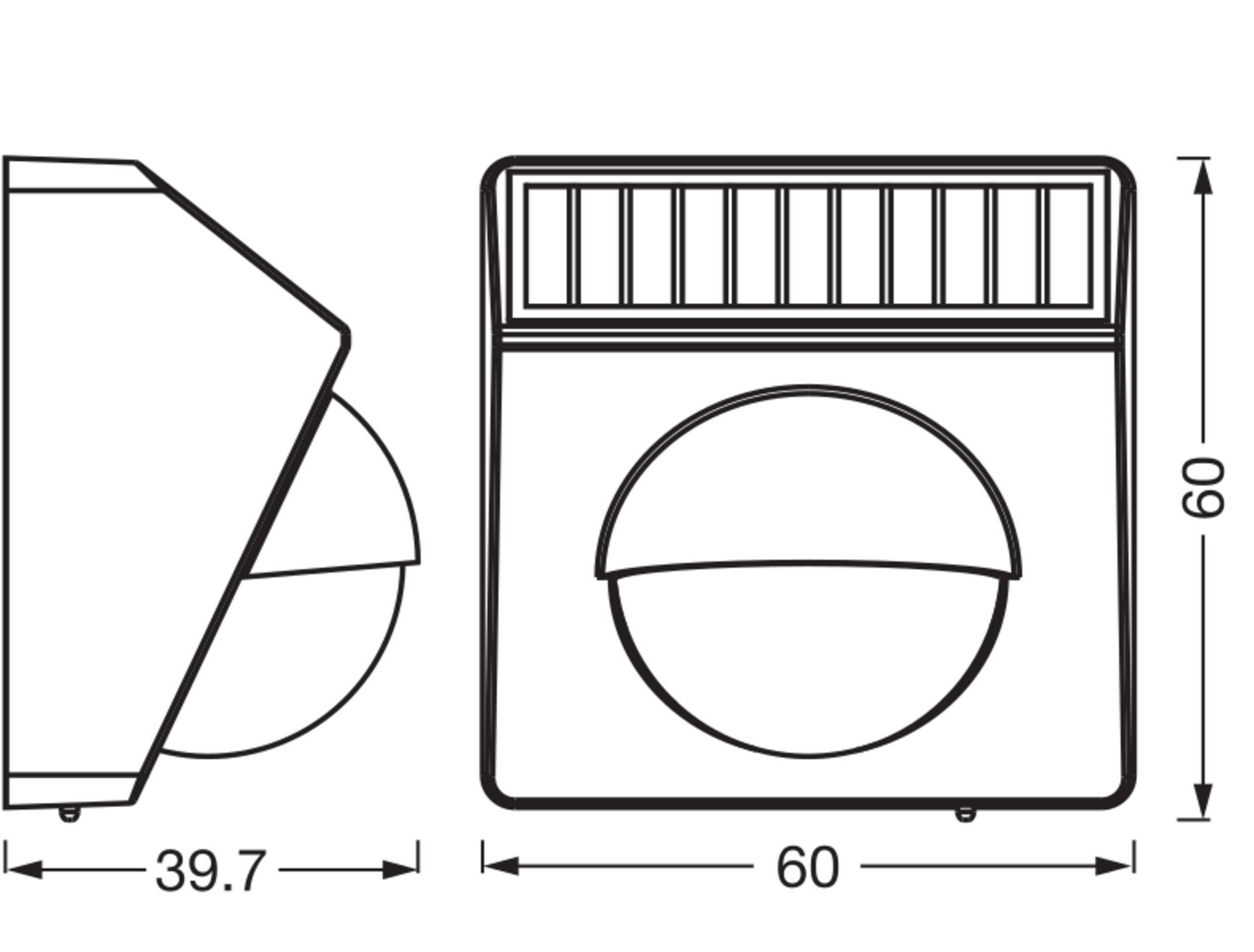 Liiketunnistin SMART+ WiFi Motion Sensor Outdoor USB-C ladattava valkoinen