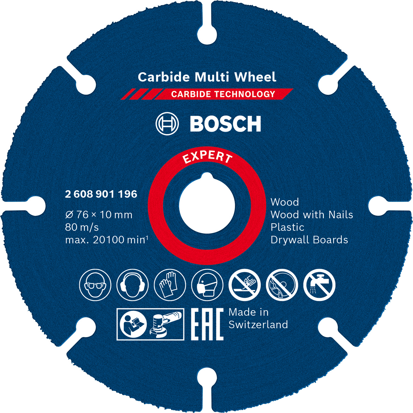 KAPSKIVA BOSCH MULTIWHEEL HM 76X10MM