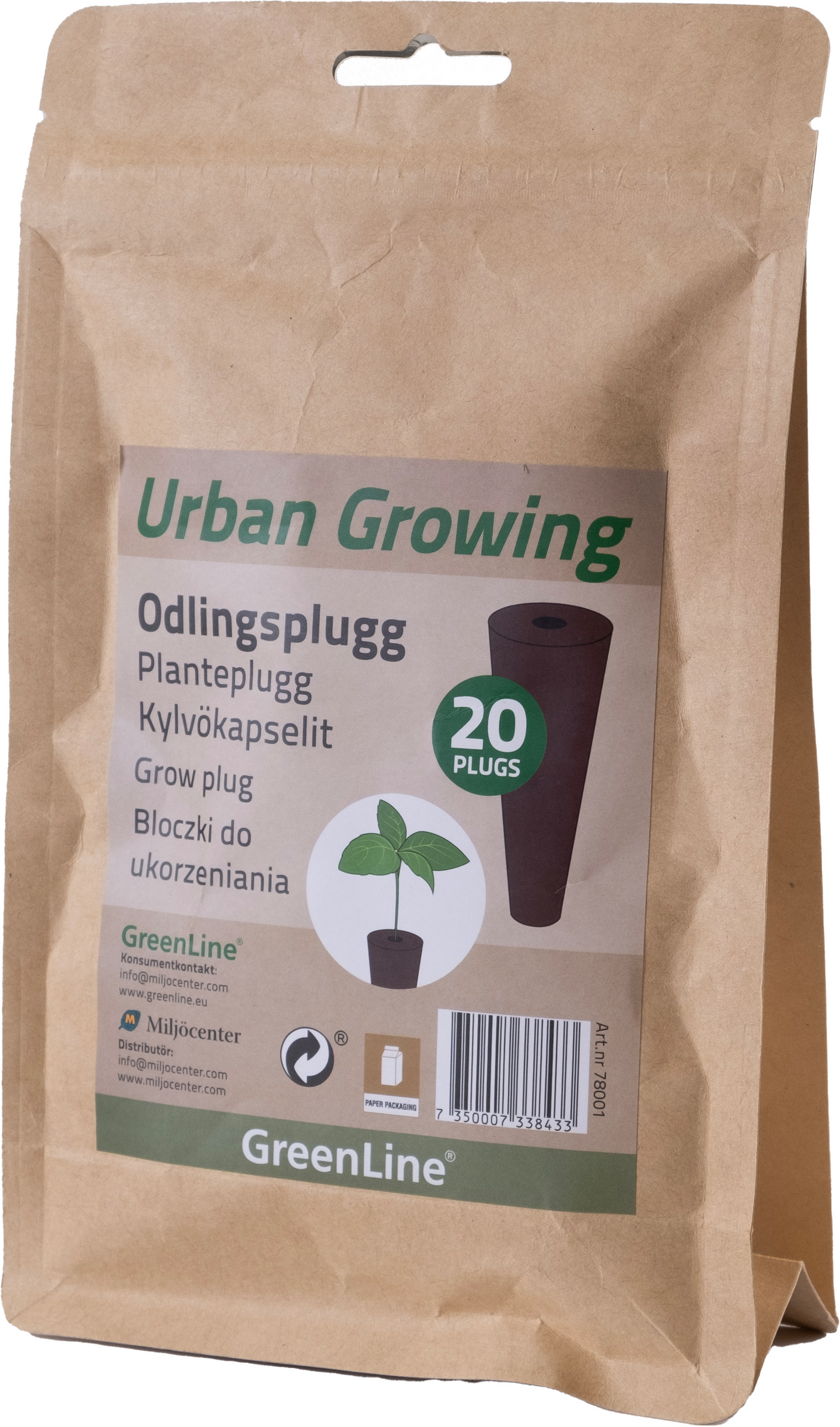 Vesiviljelyjärjestelmä kylvökapselit Greenline 20kpl