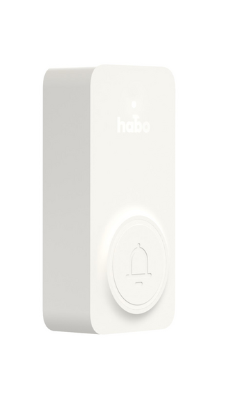 DÖRRKLOCKA HABO TRÅDLÖS TRYCKKNAPP NORDIC VIT