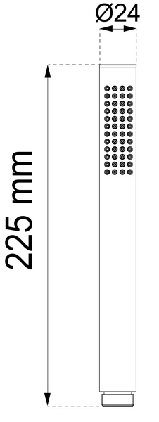 HANDDUSCH HABO LUPIN KROM 1-SPRAY