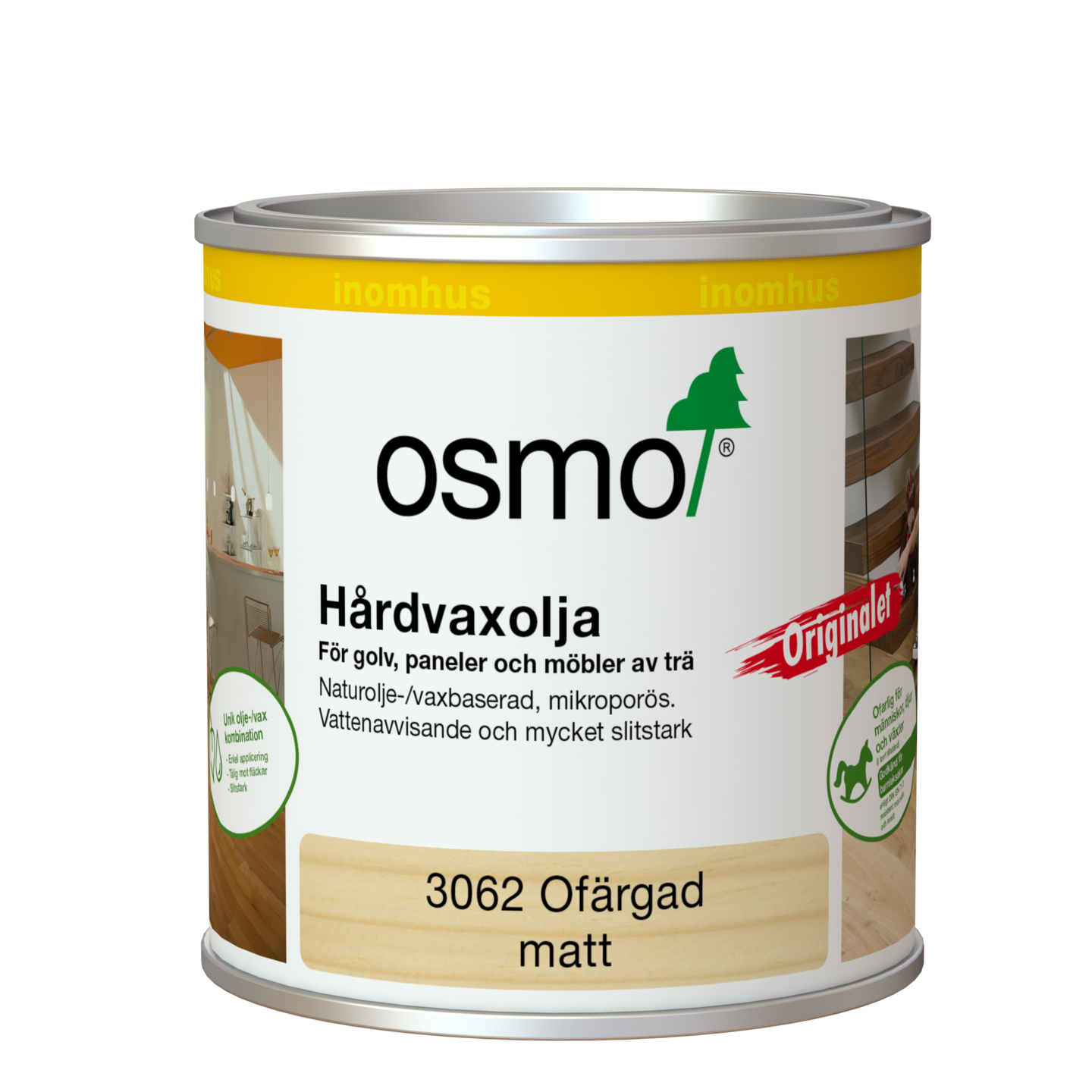 HÅRDVAXOLJA OSMO 3062 MA 0,375 ORIGINALET MATT