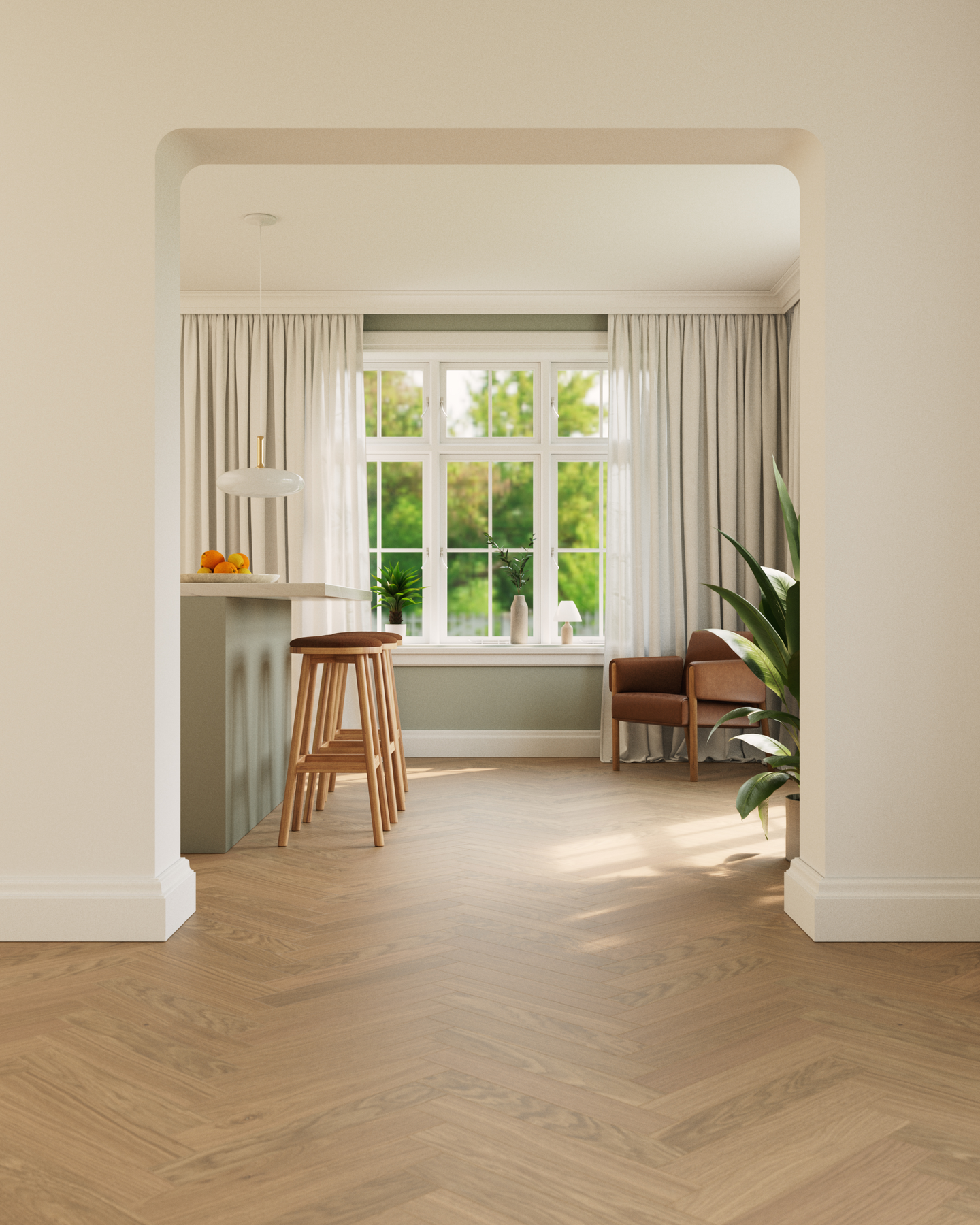 TRÄGOLV BJELIN HÄRDAD SKEDVI SEL ML NATUR 546X91X11 2,19M2