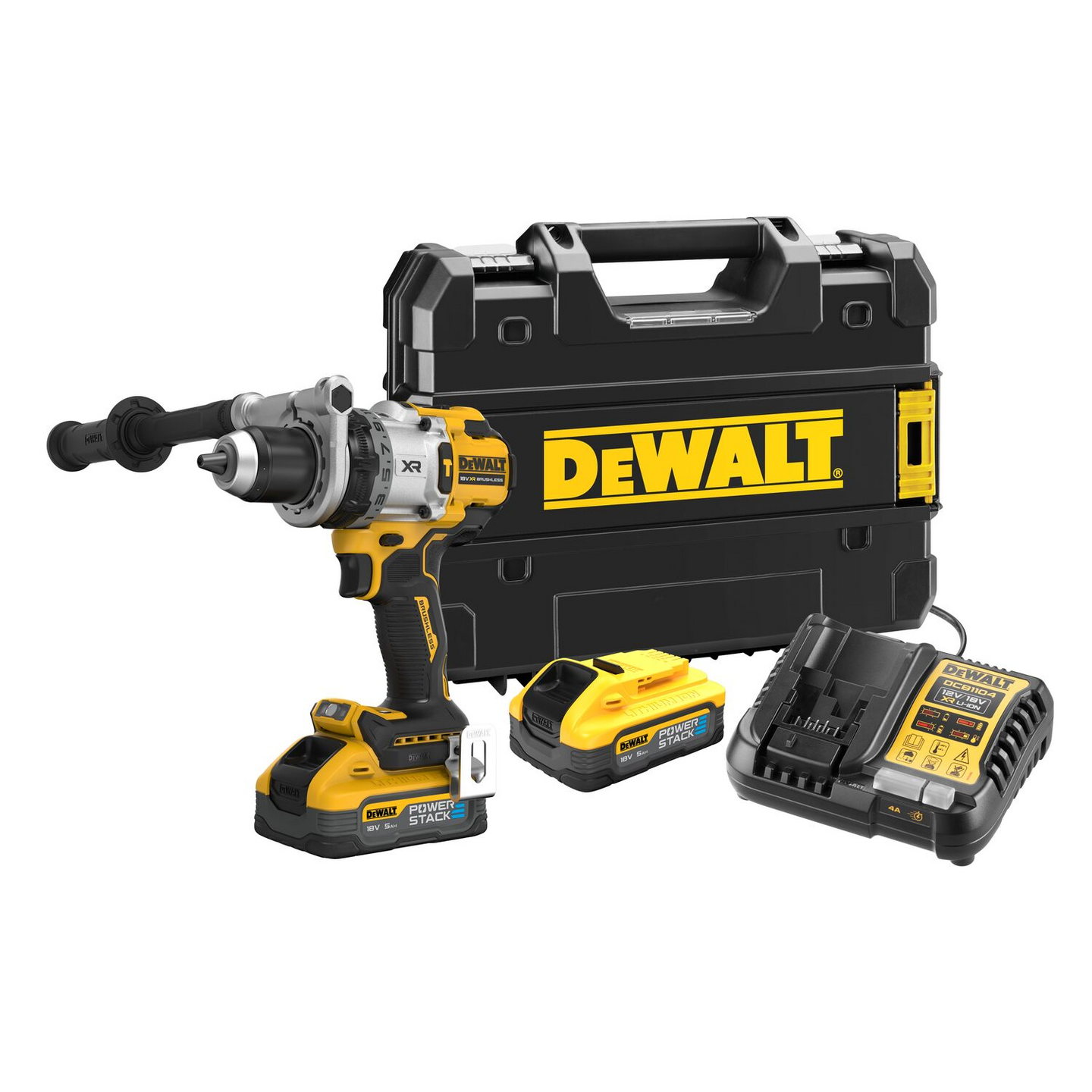 Akkuiskuporakone Dewalt DCD1007H2T 2X5,0Ah