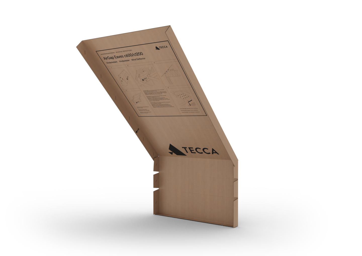 VINDAVLEDARE TECCA AIRGAP EAVES C600 C600 DISTANS 30MM