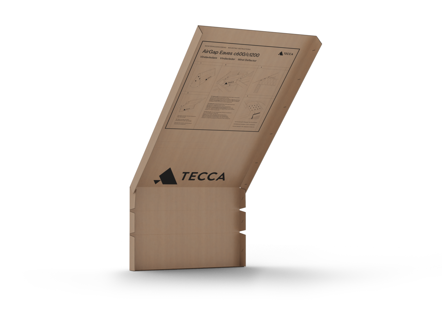 VINDAVLEDARE TECCA AIRGAP EAVES C600 C600 DISTANS 30MM