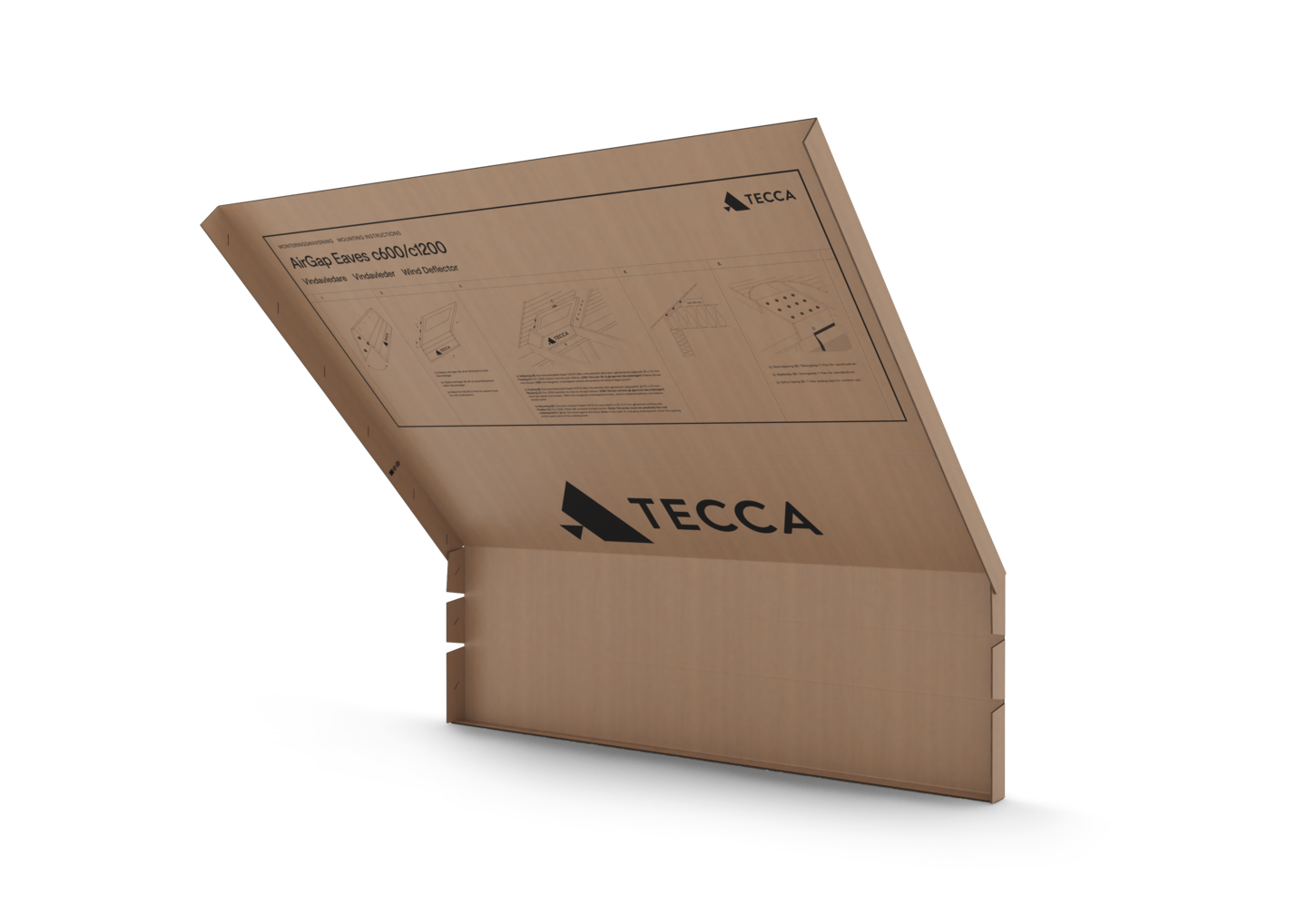 VINDAVLEDARE TECCA AIRGAP EAVES C600 C600 DISTANS 30MM