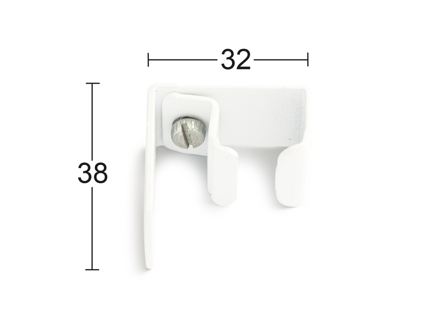 VÄGGFÄSTE HABO 280 VIT SB