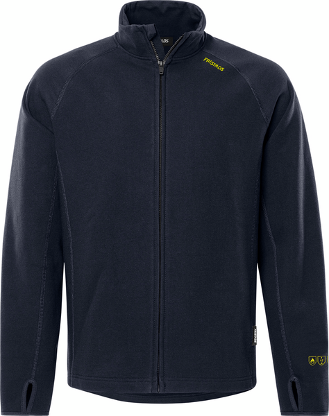 JACKA FRISTADS 7044 MFRN SWEATSHIRT, FLAME STRETCH MÖRK MARIN STL L