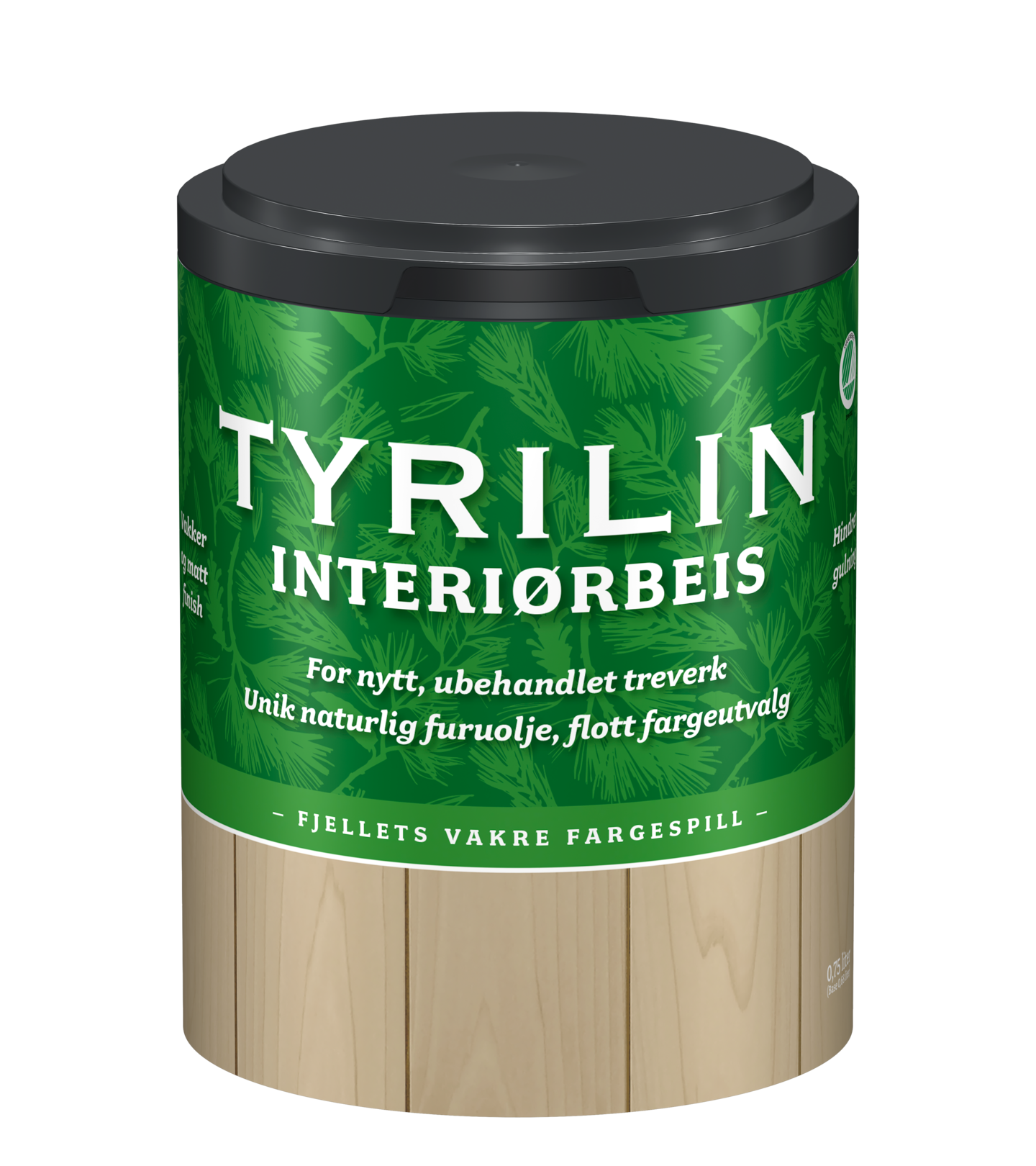 TYRILIN INTERIØRBEIS KLAR B 0,68L