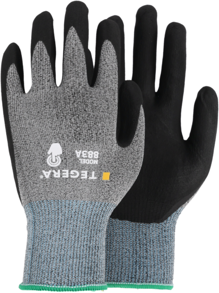 MONTAGEHANDSKE 883 TEGERA  7 SVART/GRÅ