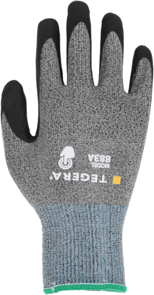 MONTAGEHANDSKE 883 TEGERA  7 SVART/GRÅ