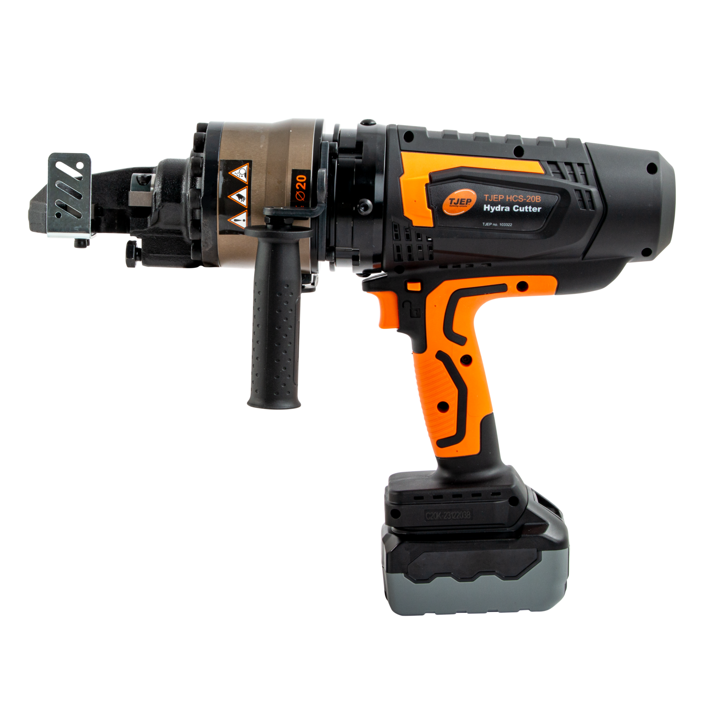 Harjateräsleikkuri TJEP HCS-20B 2x4,0Ah akkua ja pikalaturi