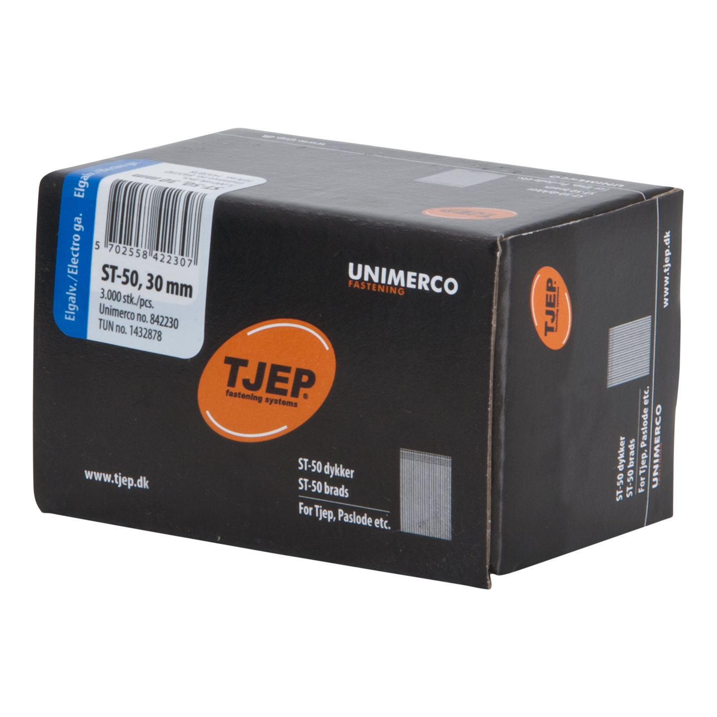 Betoniviimeistelynaula TJEP 30mm karkaistu sähkösinkitty 3000kpl