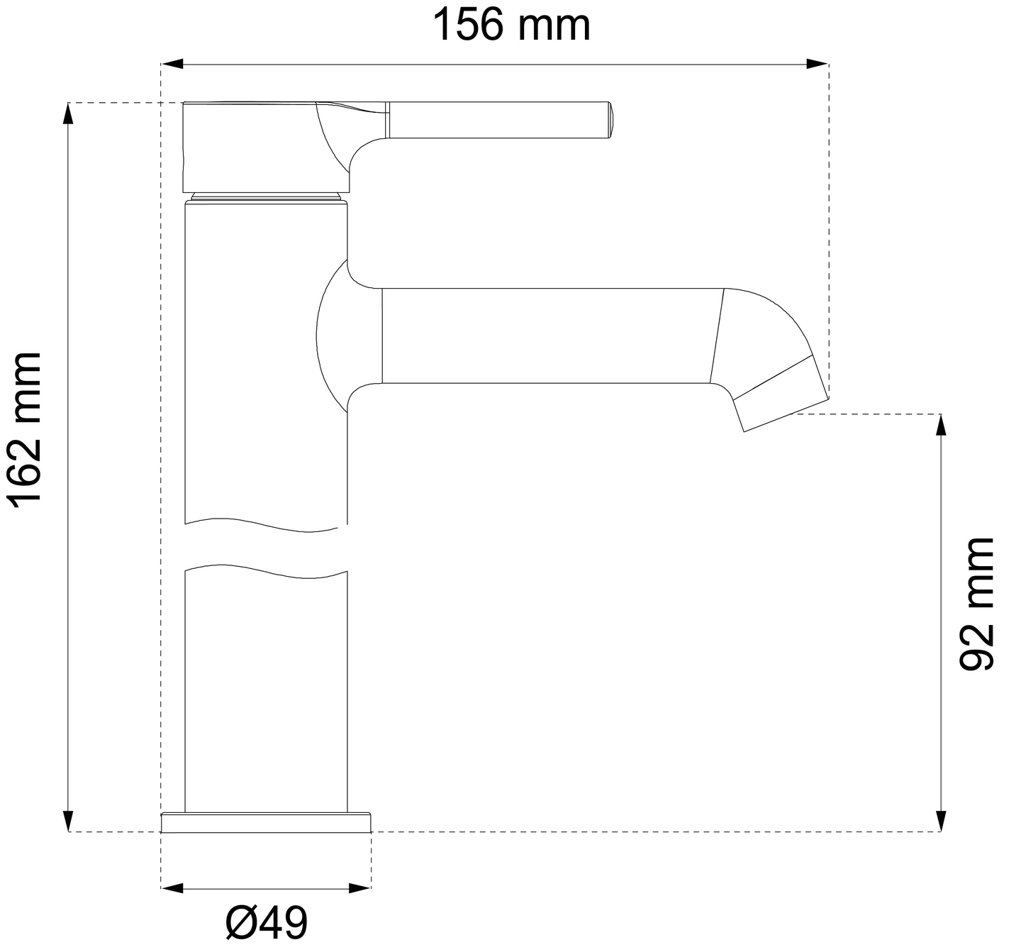 TVÄTTSTÄLLSBLANDARE HABO PEONY KROM
