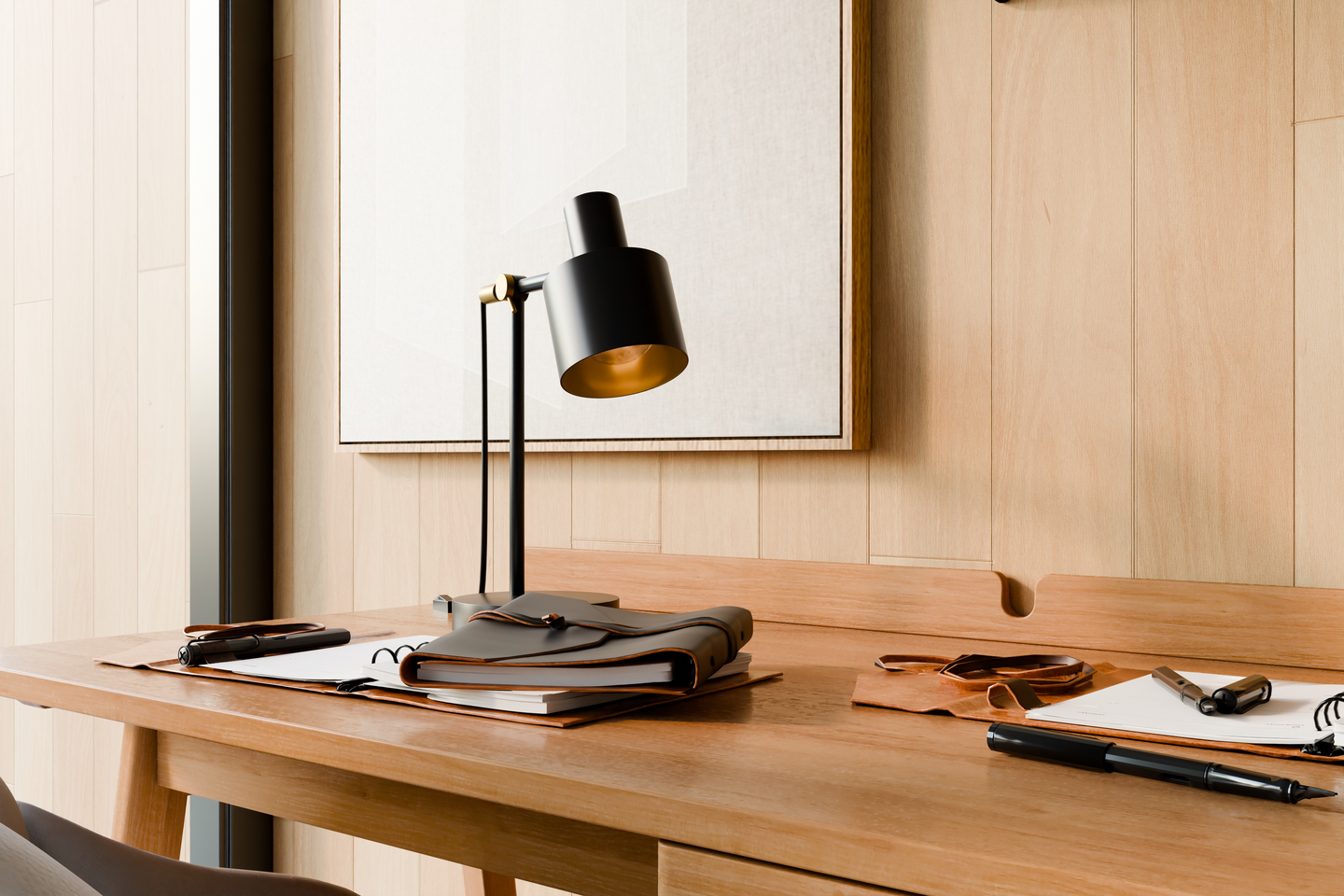 Pöytävalaisin Sessak Cassius musta