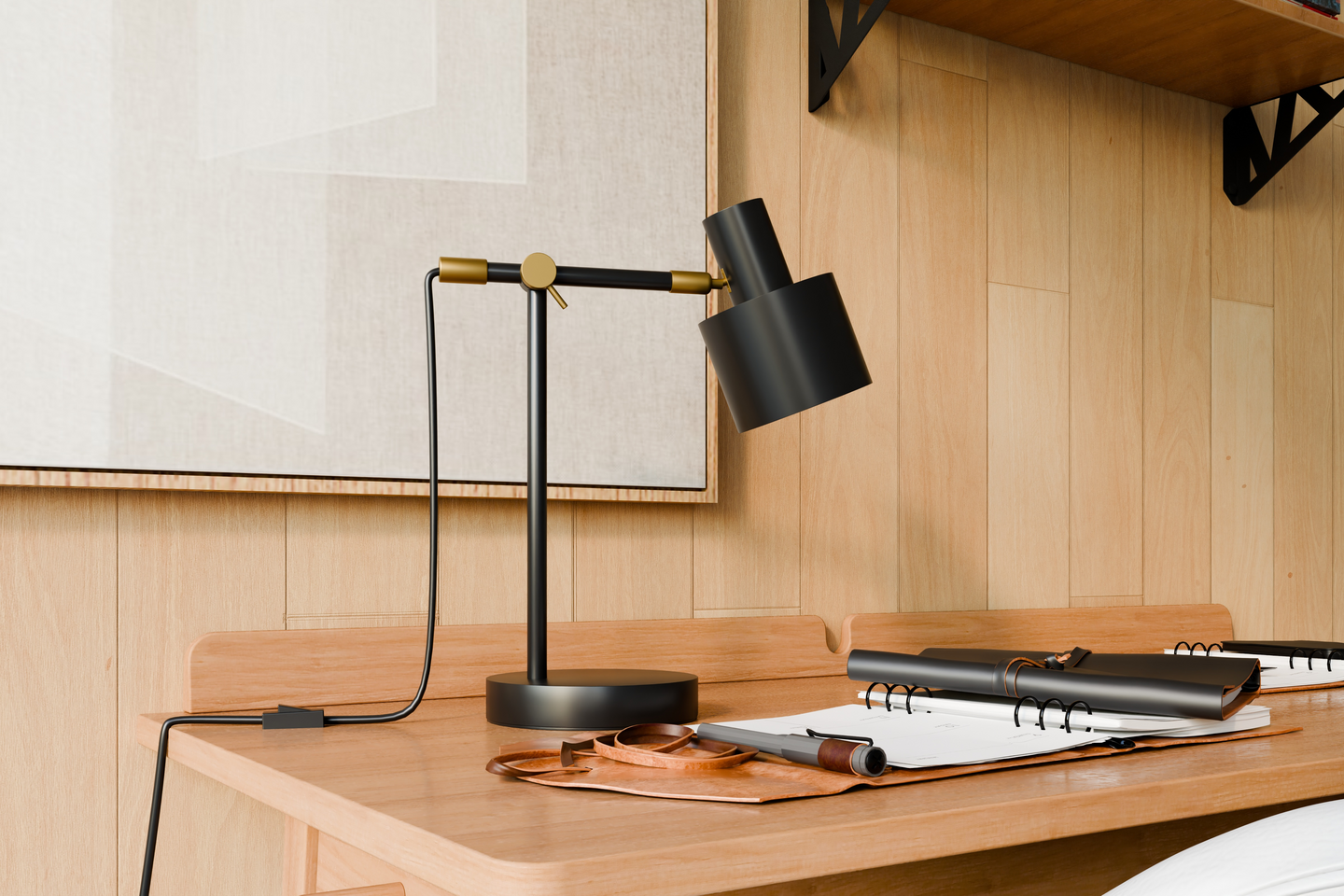 Pöytävalaisin Sessak Cassius musta