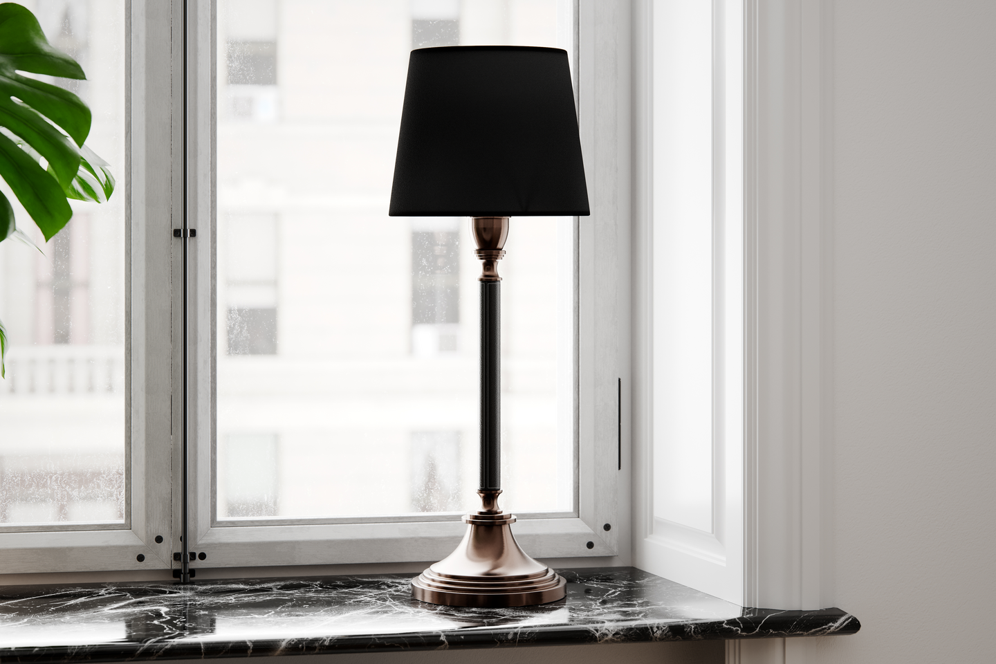 Pöytävalaisin By Rydens Dinant musta