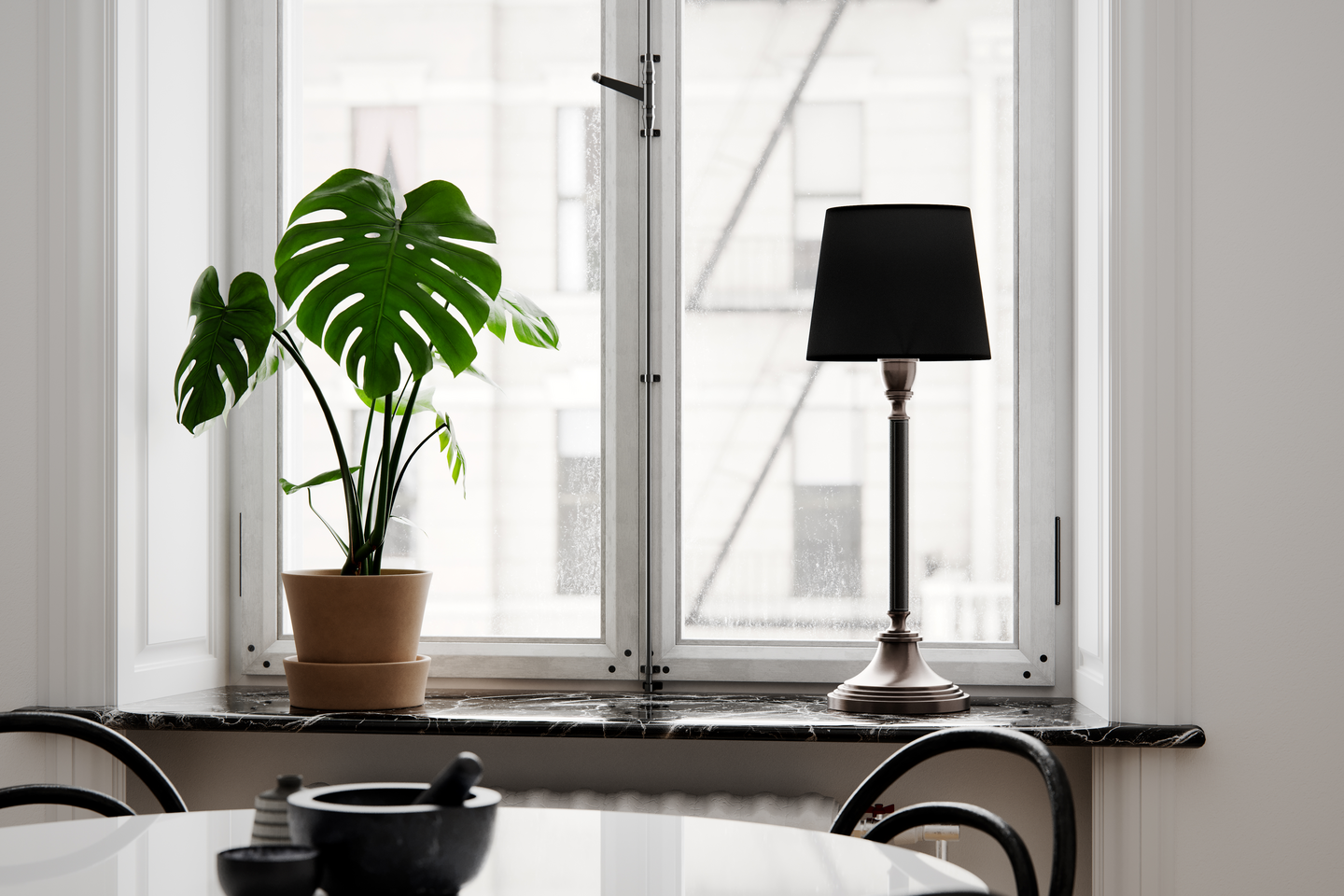 Pöytävalaisin By Rydens Dinant musta