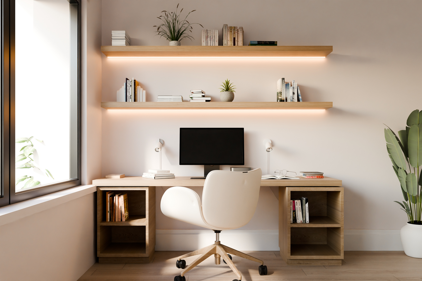 Seinävalaisin Sessak Kippo valkoinen