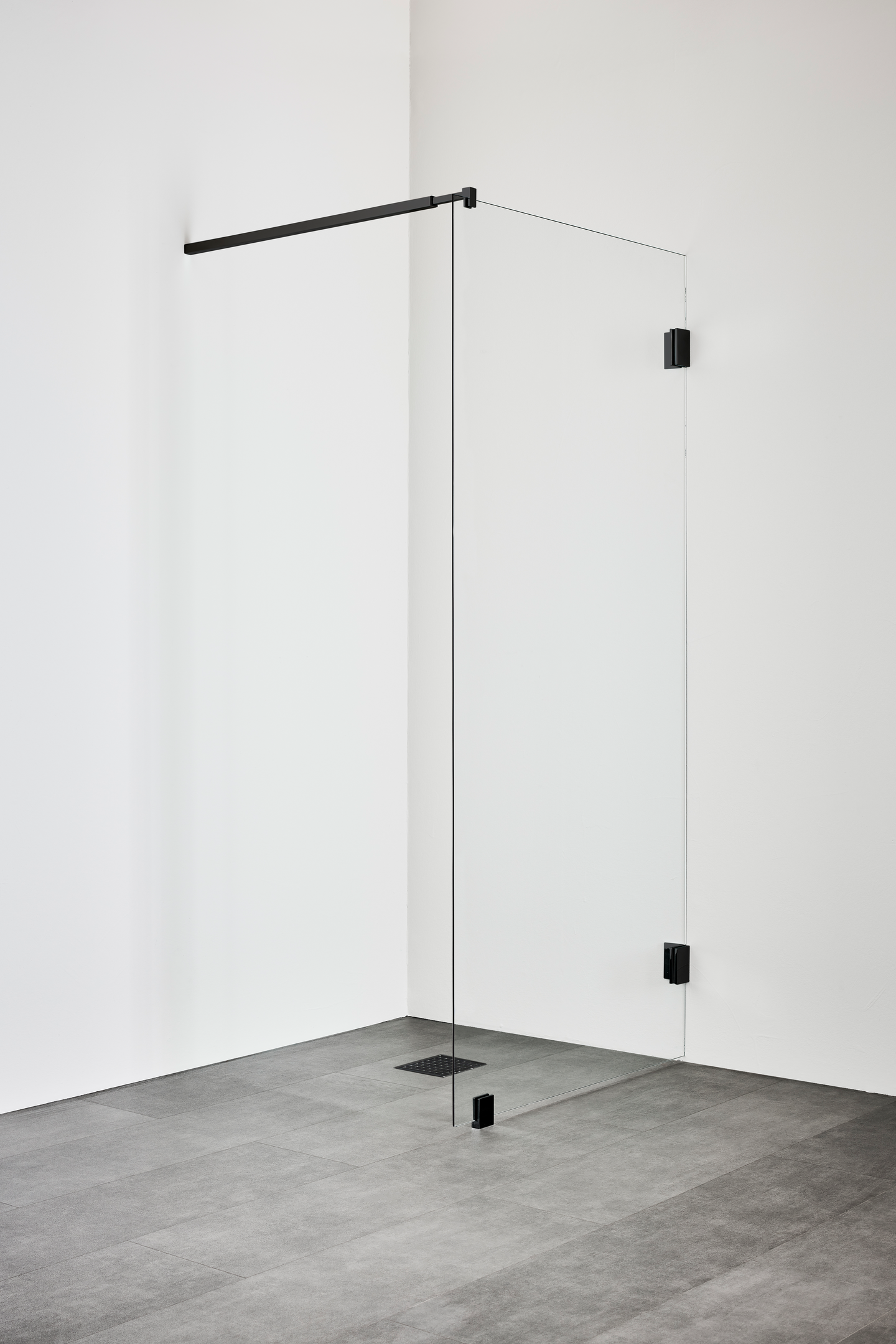 DUSCHVÄGG HAFA INFINITY 100 SVART