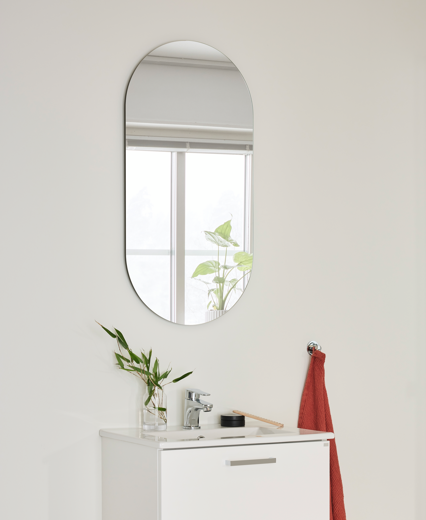 SPEGEL HAFA GO OVAL 400X800