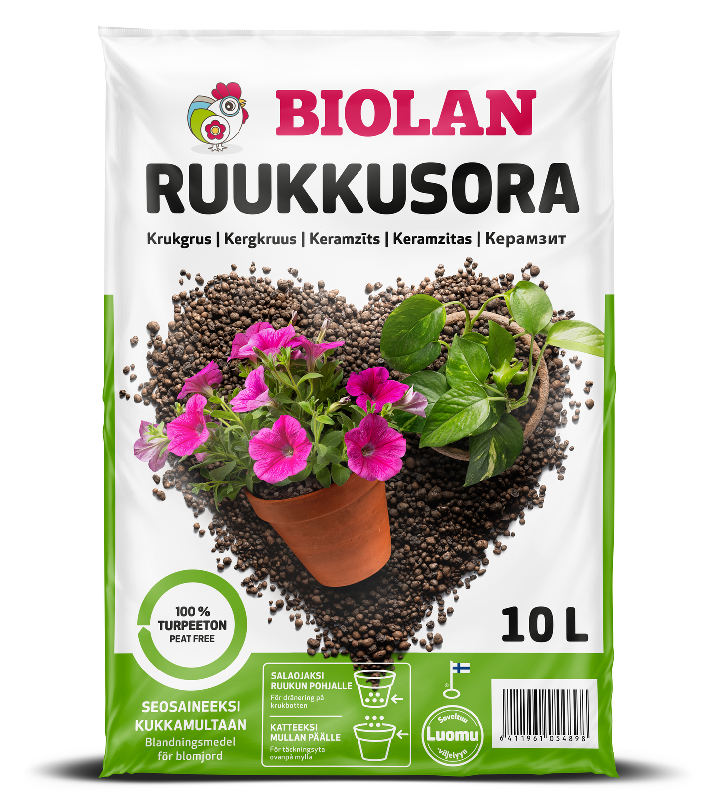Ruukkusora Biolan 10l
